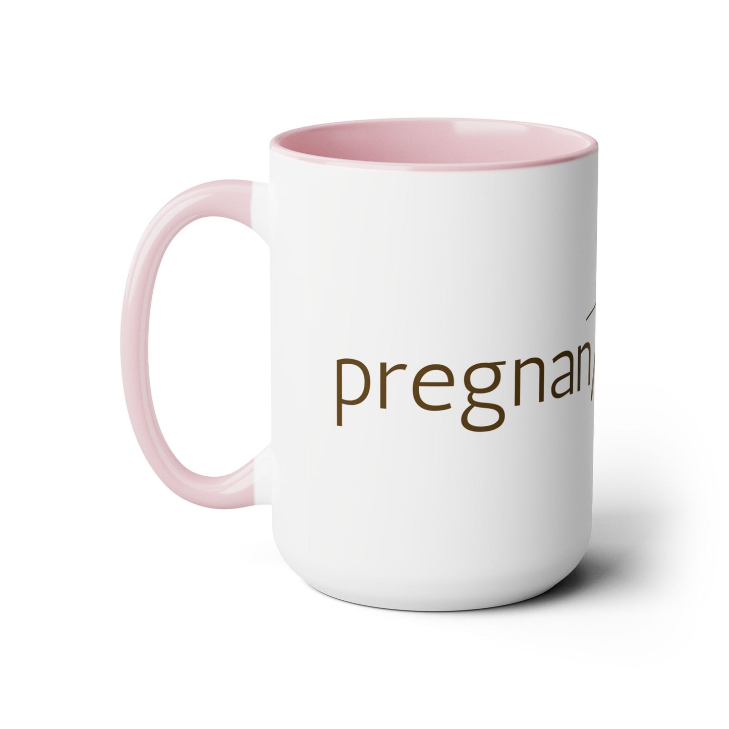 pregnanTEA Two-Tone Ceramic Mug - 15oz