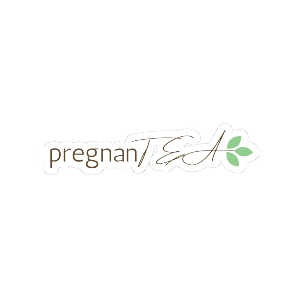 pregnanTEA Logo Kiss-Cut Sticker