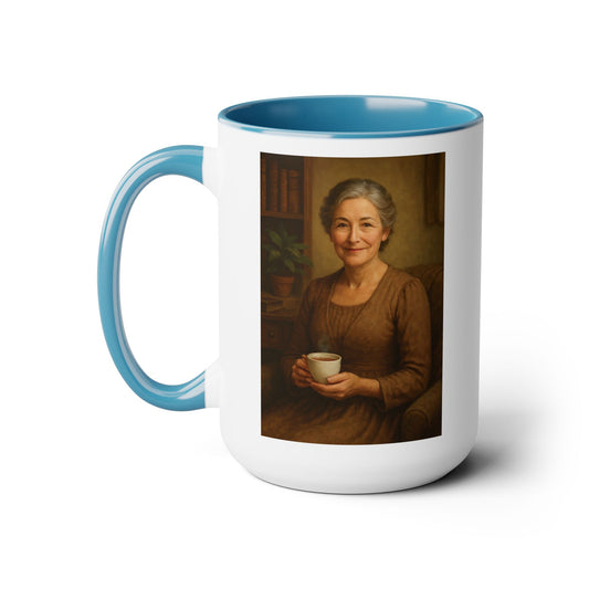 NORA by pregnanTEA - Personified Mug (15oz Two-Tone)