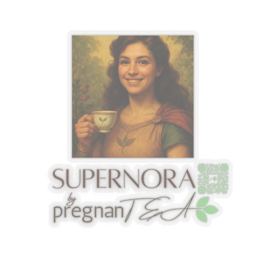 SuperNORA by pregnanTEA - Kiss-Cut Sticker
