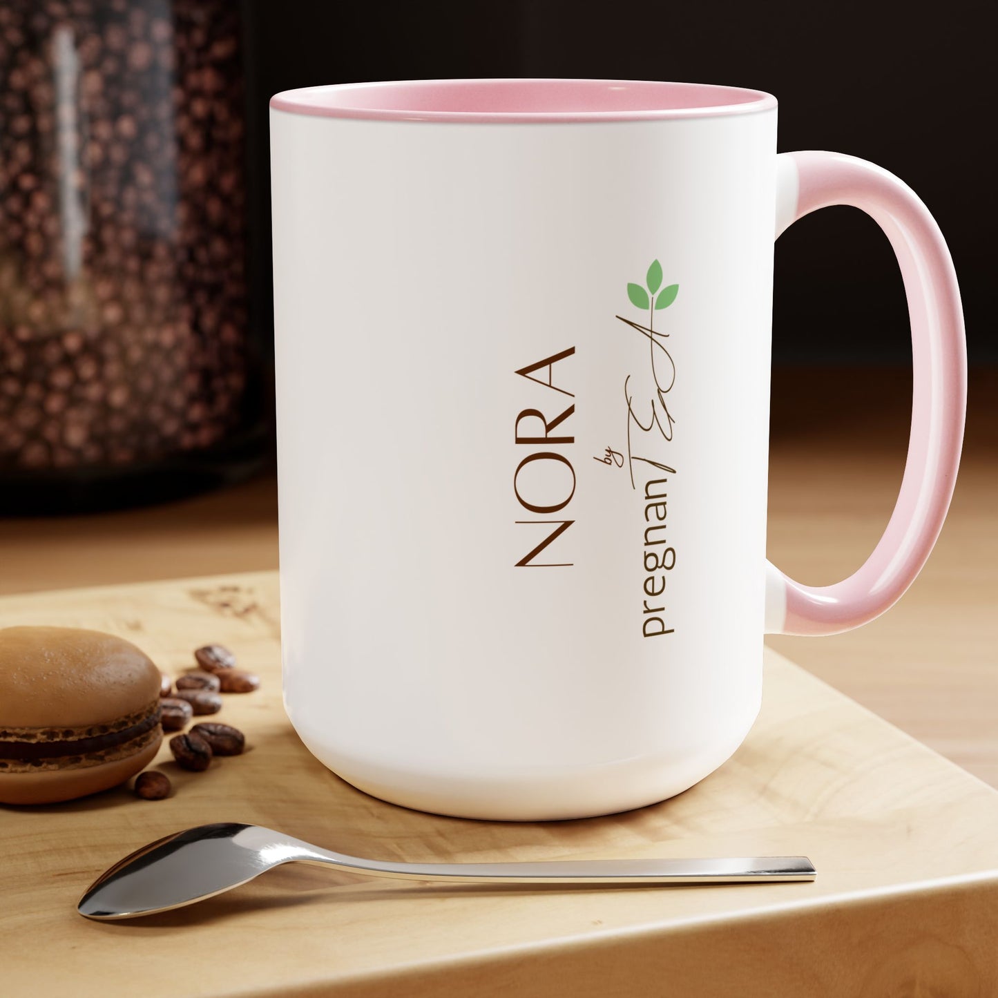 NORA by pregnanTEA - Personified Mug (15oz Two-Tone)