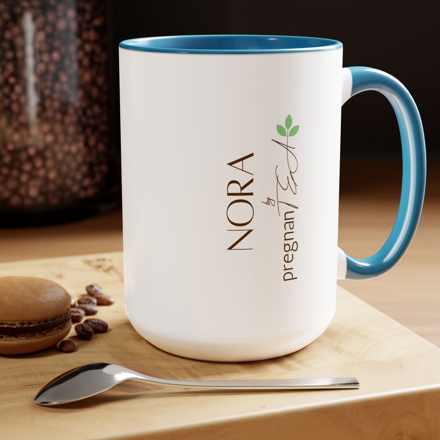 NORA by pregnanTEA - Personified Mug (15oz Two-Tone)