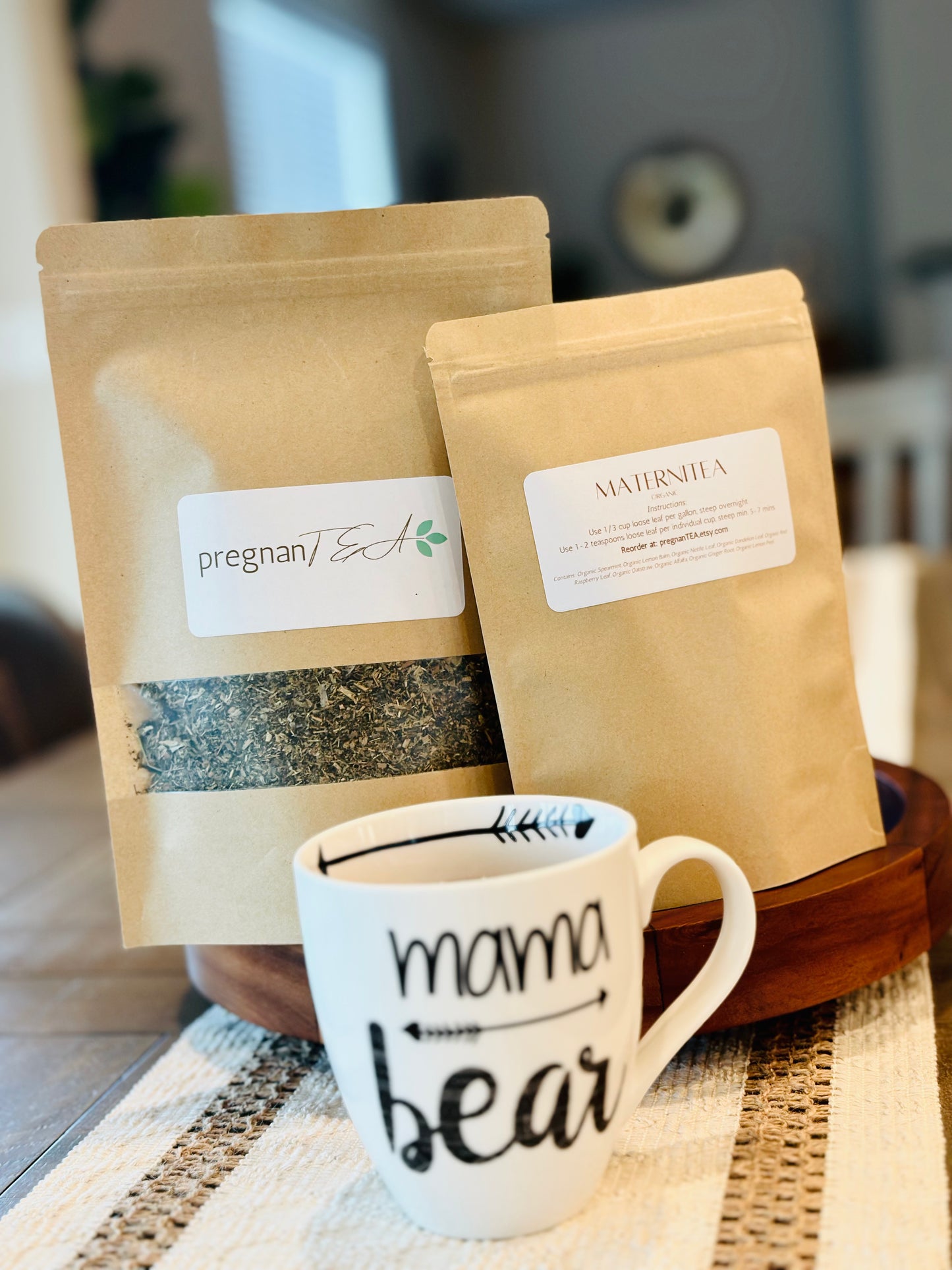 Organic Maternitea - Second Trimester Pregnancy Tea - pregnanTEA